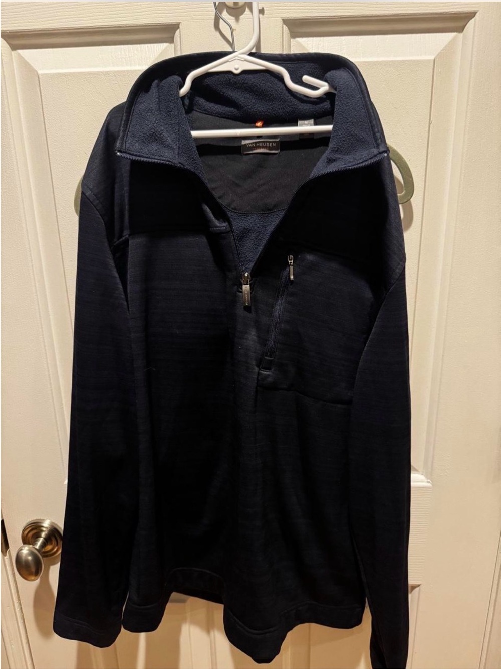 Van Heusen Navy Half-Zip Pullover Sweater